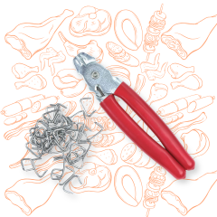 Klipszelők, klipszegecsek, zsinegek