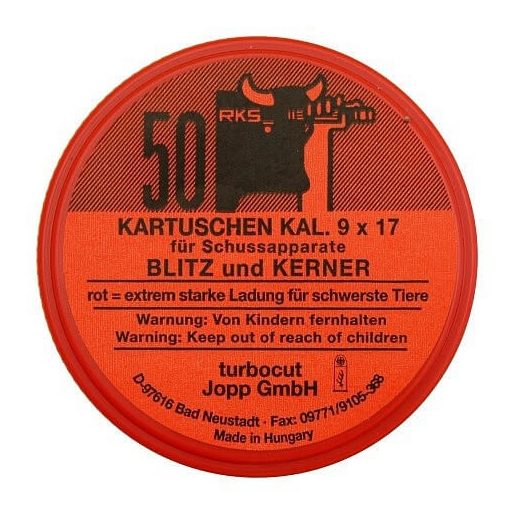 Kábítópatron – piros 50 db