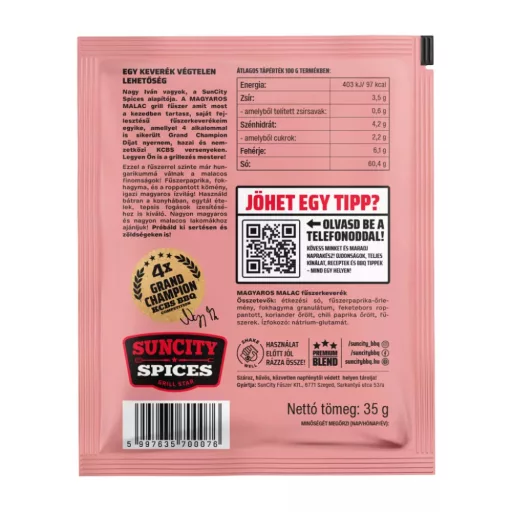 Magyaros Malac fűszersó - 35g
